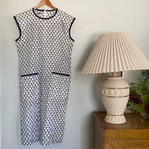 Vintage Casi Nightgown Muumuu with Tulip Pattern